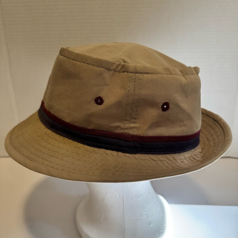 Dorfman Pacific Company Classic Roll
Up Cotton Bucket Hat‎ Khaki Sz. M